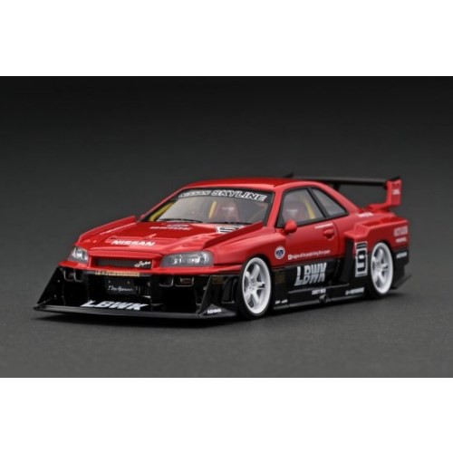 LB-ER34 Super Silhouette SKYLINE Red/Black No.9 IGNITION