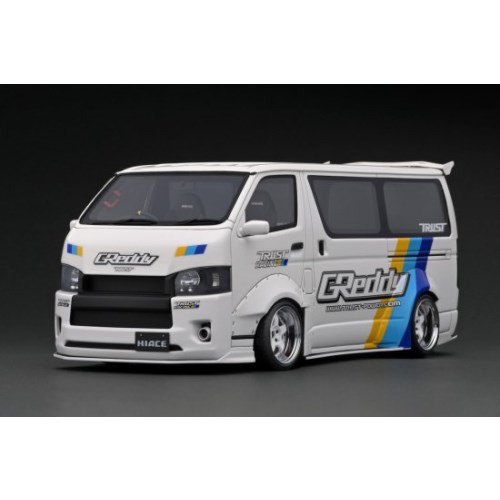 『ignition model』 T・S・D WORKS HIACE White (1／18 Scale) 【IG2810】 (ミニカー)