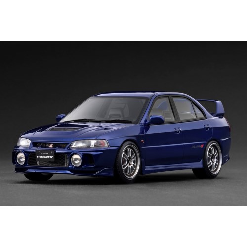 ignition model 1／18 Mitsubishi LANCER EVOLUTION IV (CN9A) Dark Blue (1／18 Scale) 【IG3784】 (ミニカー)
