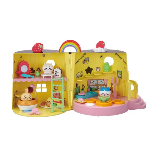 ちいかわ ゆめのむちゃでかおしゃべりプリンハウス ごっこあそび おしゃべり 家 かわいい 人形 片付け 簡単 収納 ちいかわ ハチワレ ....の通販は