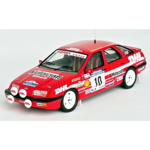Trofeu フォード シエラ XR 4x4 1988年ニュージーランドラリー ＃10 Brian Stokes／Geoff Adams 1／43【RRnz13】 (ミニカー)