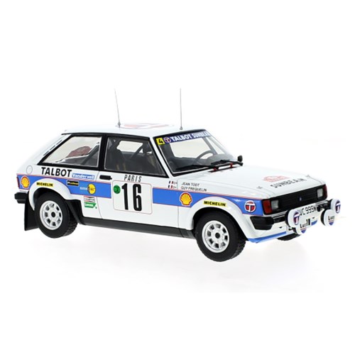IXO タルボ サンビーム ロータス 1981年 モンテカルロラリー ＃16 G.Frequelin／J.Todt 1／24【24RAL023A】(ミニカー)