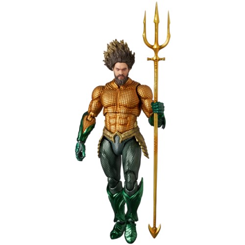 MAFEX 『AQUAMAN AND THE LOST KINGDOM』 AQUAMAN(GOLD ＆ GREEN SUIT) (可動式フィギュア)