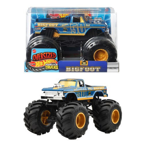 ホットウィール モンスタートラック ビッグサイズ ビッグフット(50周年