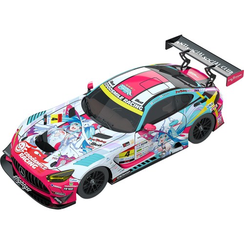 1／18 『初音ミク GTプロジェクト』 グッドスマイル 初音ミク AMG 2024 開幕戦Ver.【再販】 (塗装済み完成品ミニカー)