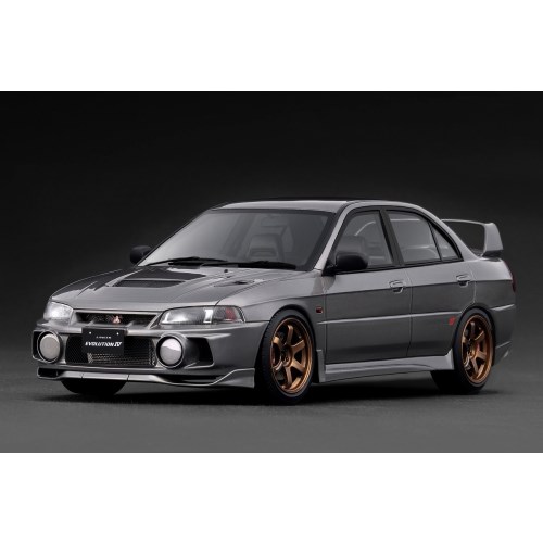 ignition model Mitsubishi LANCER EVOLUTION IV (CN9A) Gun Metallic (1／18 Scale) 【IG3851】 (ミニカー)