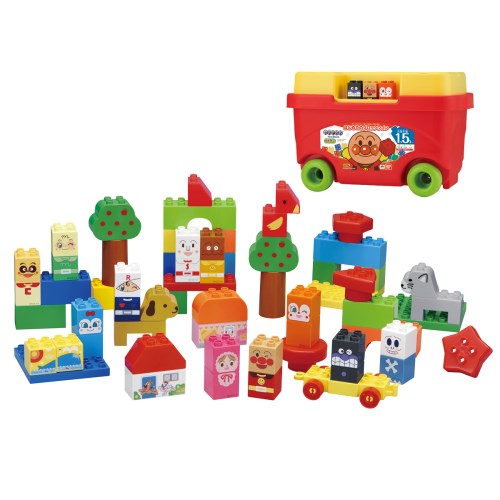 ブロックラボ ファーストシリーズ はじめてのブロックワゴン  ブロック 大容量 セット たくさん キャラクター 大きい 勉強 知育 教育....の通販は 6,499円