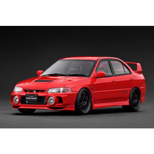 ignition model 1／18 Mitsubishi LANCER EVOLUTION IV (CN9A) Red (1／18 Scale) 【IG3783】 (ミニカー)