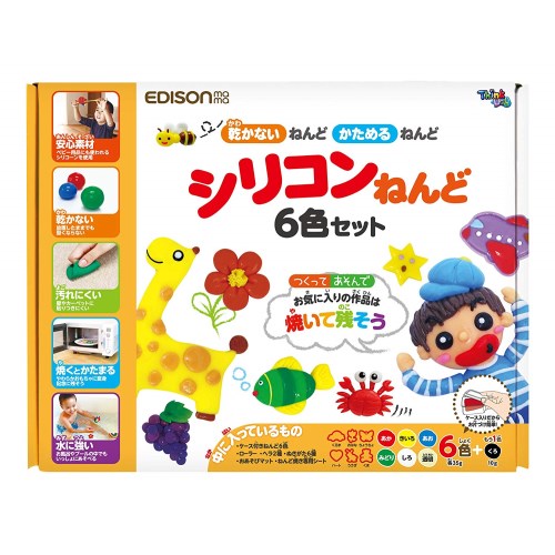 シリコンねんど 6色 1おもちゃ こども 子供 知育 勉強 3歳の通販はau Pay マーケット ハピネット オンライン