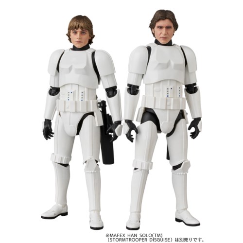MAFEX 『STAR WARS： A NEW HOPE』 LUKE SKYWALKER(TM)(STORMTROOPER DISGUISE) (可動式フィギュア)