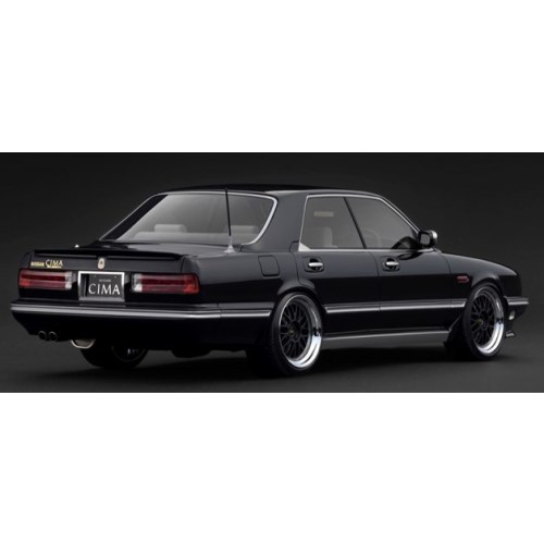 ignition model NISSAN GLORIA CIMA (Y31) Black(1／18 Scale) 【IG3900】 (ミニカー)_1