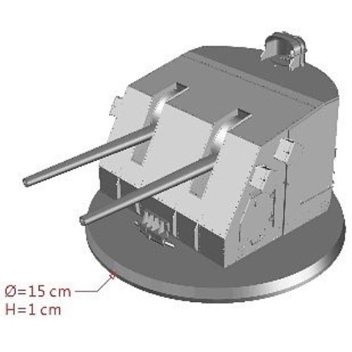 1／35 米海軍 艦艇用MK38 38口径5インチ連装砲 【PIG35-001】 (プラモデル)_5