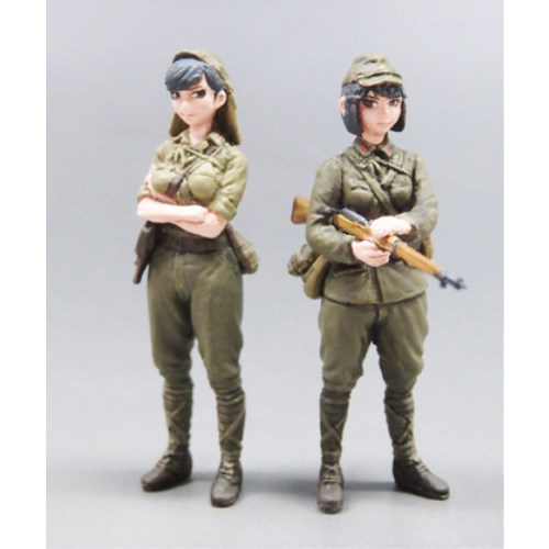 1／35 『歴装ヲトメ』 菖蒲(あやめ) w／くろがね四起 【HC1