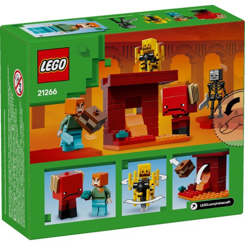 LEGO レゴ マインクラフト ネザーの溶岩バトル 21266おもちゃ こども 