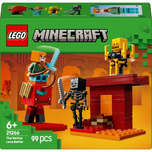 LEGO レゴ マインクラフト ネザーの溶岩バトル 21266おもちゃ こども 