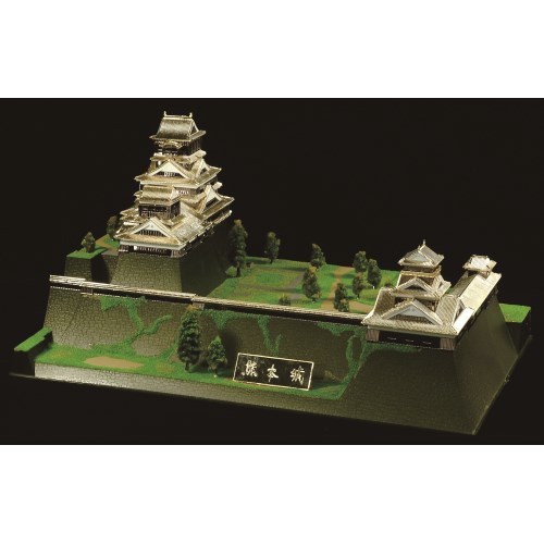 童友社 1／350 日本の名城プラモデル デラックスゴールド版 熊本城