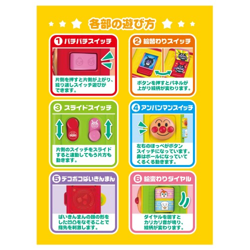 アンパンマン おでかけスイッチミニおもちゃ こども 子供 知育 勉強の通販はau Pay マーケット ハピネット オンライン