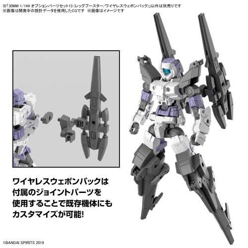 30MM 1／144 オプションパーツセット13(レッグブースター／ワイヤレス