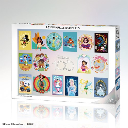 ディズニーキャラクター 100周年記念パズルとケース Amazon | テンヨー(Tenyo) 【日本製】 1000ピース