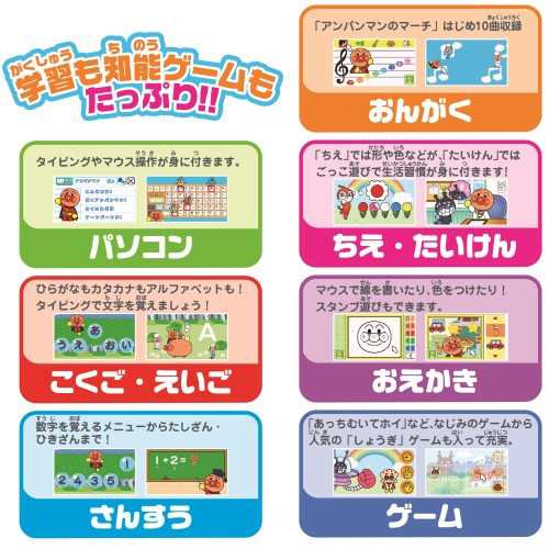 アンパンマン あそんでまなべる マウスでクリック アンパンマンパソコン おもちゃ こども 子供 知育 勉強 2歳の通販はau Pay マーケット ハピネット オンライン