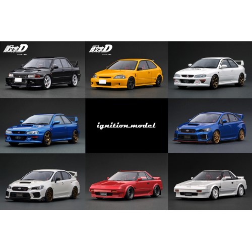 イグニッションモデル 1/18　スバル WRX STI IG3609 イグニッションモデル 1/18 スバル WRX CBA-VAB STI ブルー