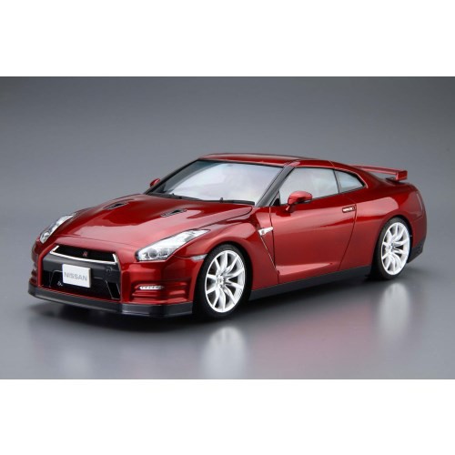 アオシマ ニッサン R35 GT-R ピュアエディション'14 1／24 【ザ