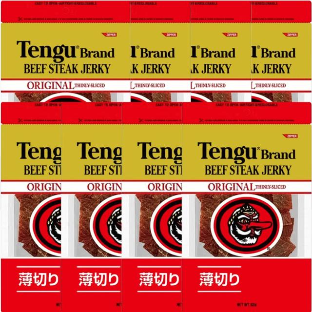 テング ビーフジャーキー  薄切り 93g×8袋 おつまみ 天狗 送料無料