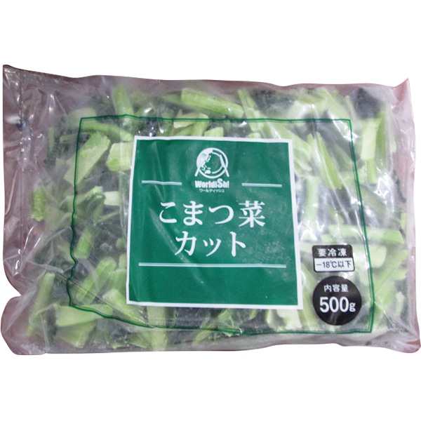 神栄】　PAY　500G　PAY　マーケット　IQF　マーケット－通販サイト　Marche)　au　冷凍の通販はau　こまつ菜カット　中国産　デリカマルシェ(Delica