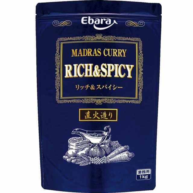 マドラスカレー　PAY　au　マーケット　Marche)　1KG　常温　デリカマルシェ(Delica　リッチamp;スパイシー　PAY　5セットの通販はau　エバラ食品工業】　マーケット－通販サイト