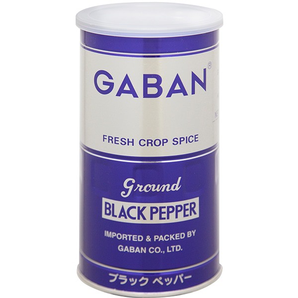 ギャバン】 ブラックペッパー グラウンド(丸缶) 420G 常温 5セットの