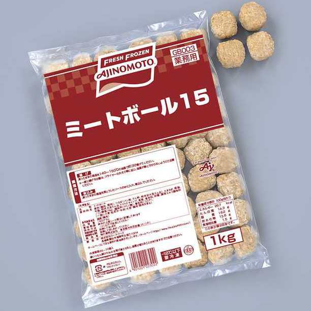 PAY　3セットの通販はau　マーケット－通販サイト　1KG　味の素冷凍食品】　マーケット　PAY　NIGIWAI　au　ミートボール15　冷凍