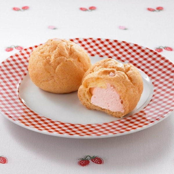 テーブルマーク】 シュークリーム(国産小麦粉使用) いちご 22G 40食入