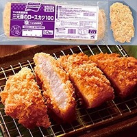 【味の素冷凍食品】 三元豚のロースカツ 100G 10食入 冷凍 3セット