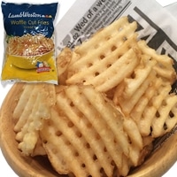 【ラムウエストン】 ワッフルカットフライポテト 1KG 冷凍 5セット