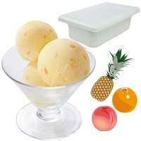 【ロッテ】 フルーツソルベ パインミックス 2L 冷凍 5セット