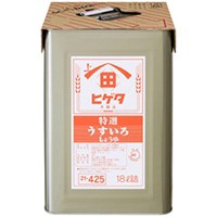 【ヒゲタ醤油】 特選うすいろ(缶) 18L 常温 5セット