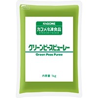 【カゴメ】 グリンピースピューレー 1KG 冷凍 5セット