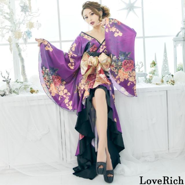 フリル 豪華 花魁 着物 ドレス イベント コスプレ キャバドレス ハロウィン【0755】|au PAY マーケット