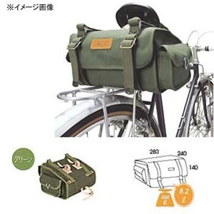 オーストリッチ 自転車バッグ S-2 サドルバッグ 自転車/サイクル グリーン