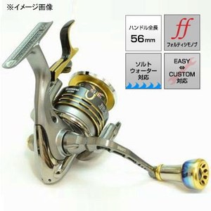 LIVRE リールカスタムパーツ モノアーム ダイワDS 右巻き用 56mm TIG(チタン×ゴールド)