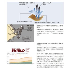 スノーピーク タープ・シェルター HDタープ 「シールド」・レクタ M Pro セット