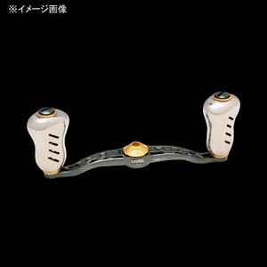 LIVRE リールカスタムパーツ クランク フェザー +Fino シマノ用 右巻き  110mm  GMG(ガンメタ×ゴールド)の通販は 14,910円