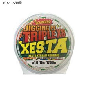 ゼスタ ルアー釣り用PEライン ジギングPE トリプルX8 1200m  1.5号/25lb の通販は 17,314円