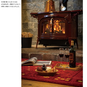 Fireside アウトドアマット ハースラグ ラスティック   レッドの通販は