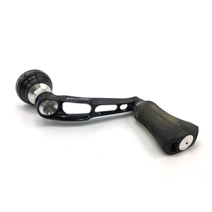 ドライブ リールカスタムパーツ AIR Stir(エアーステア) ダイワType1 スピニング用  40mm  ブラックシルバー 19,250円