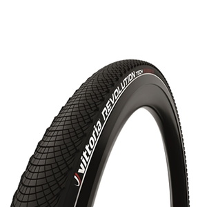 vittoria 自転車タイヤ・チューブ revolution tech G2.0 クリンチャー(Rigid)  700×35c  オールブラックの通販は 5,009円