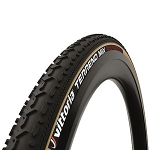 vittoria 自転車タイヤ・チューブ Terreno Mix G2.0 チューブラー 33-28インチ ブラック×パラサイド