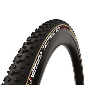 vittoria 自転車タイヤ・チューブ Terreno Wet G2.0 チューブラー 33-28インチ ブラック×パラサイド