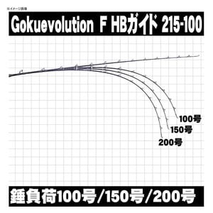 ピュアテック(ゴクスペ) 船釣り・船竿 Gokuevolution(ゴクエボリューション) F 215-100HB(2ピース) 