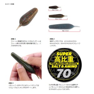 ジークラック バス釣り用ソフトルアー イモリッパー Super高比重 95mm 2 グリパンチャートの通販はau Pay マーケット ナチュラム フィッシング専門店